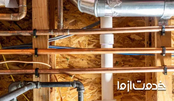 فاصله لوله‌ها در گازکشی روکار