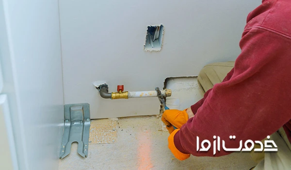 هزینه لوله کشی گاز روکار