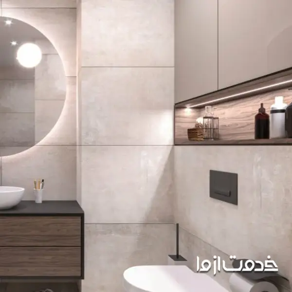 نورپردازی در حمام