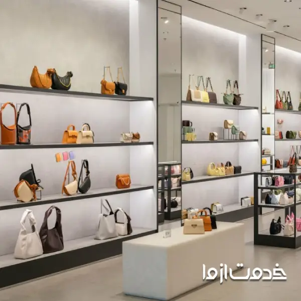 نورپردازی قفسه‌های فروشگاه