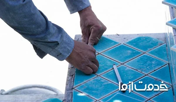 نصب کاشی روی ایزوگام