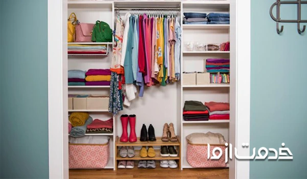 اندازه استاندارد کمد دیواری 