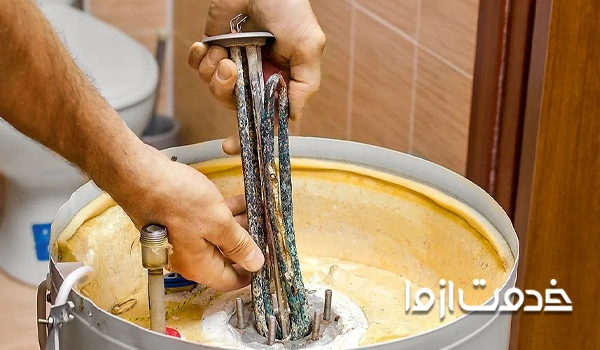 تجمع رسوب دلیل جوش آوردن پکیج بوتان