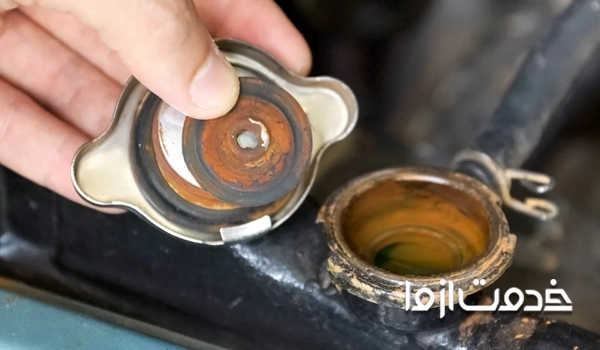 صدای فیس درب رادیاتور پژو، سمند و پراید