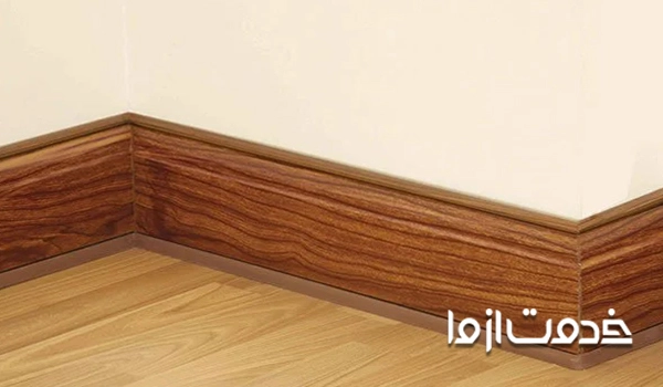 قرنیز سرامیکی طرح چوب