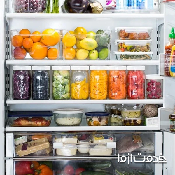 ارگانایز کردن فضای یخچال 