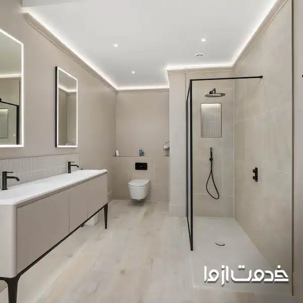 قرنیز نور مخفی سرویس بهداشتی