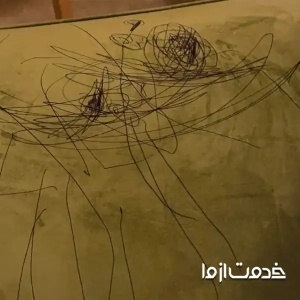 روش های پاک کردن لکه مداد از روی مبل