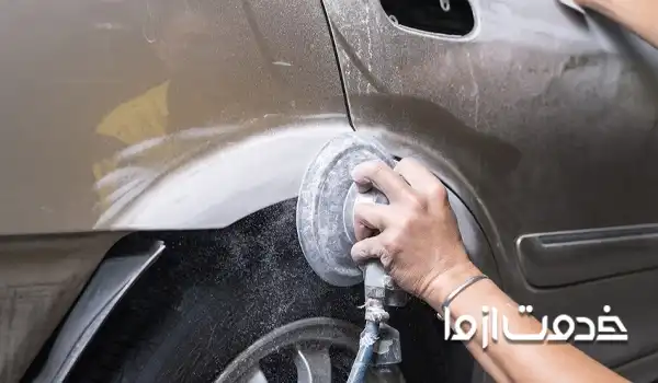 لیسه گیری رنگ خودرو