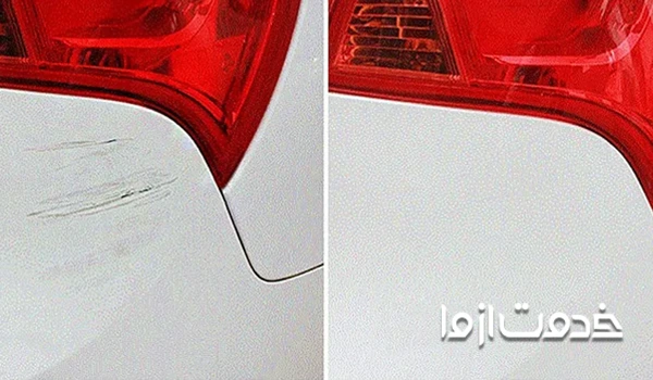 مهمترین فرق لیسه گیری با رنگ بدنه خودرو