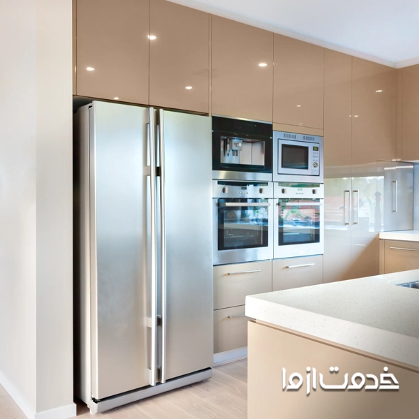 دکور یخچال در اشپزخانه