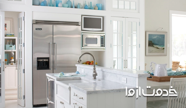 دکور یخچال در اشپزخانه