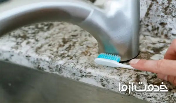 سرکه و جوش شیرین برای شیرآلات