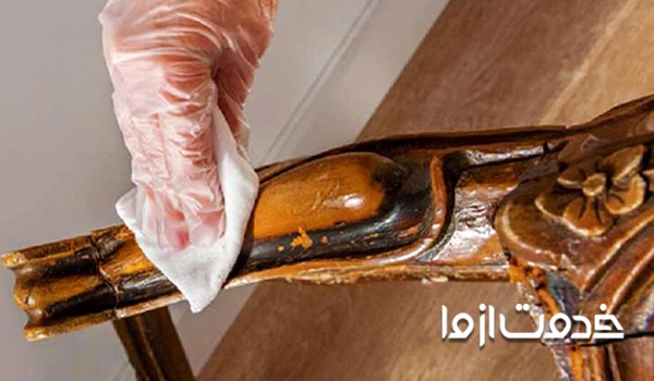 نحوه پاک کردن کپک از چوب مبل