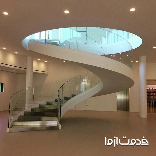 مزایای ساخت پله گرد سنگی