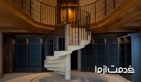 نحوه اجرای پله تمام گرد 