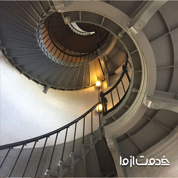 پله گرد سنگی دوبلکس