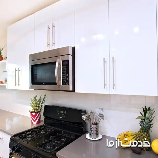 کابینت ‌هایگلاس سفید