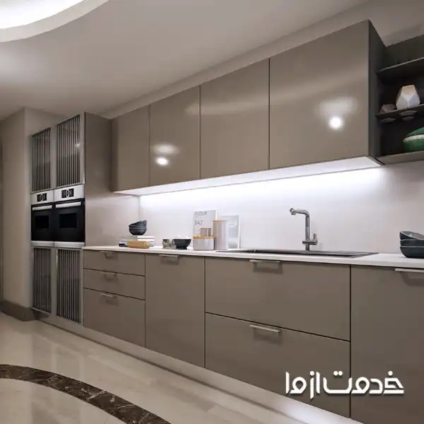 تفاوت قیمت کابینت ‌های گلاس با‌ ام دی اف