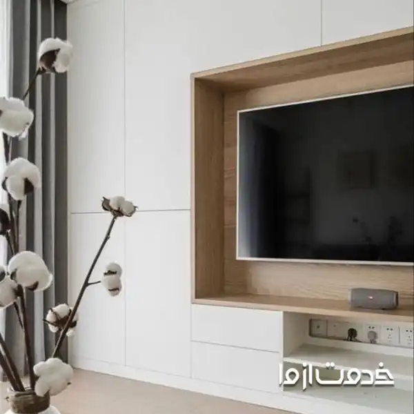 کمد دیواری مدرن برای پذیرایی