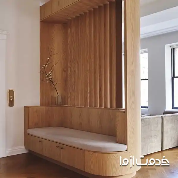 طرح کمد دیواری پذیرایی