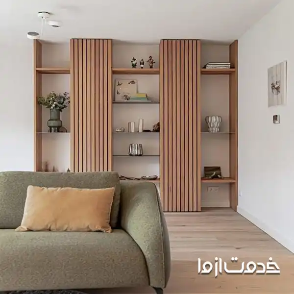 کمد دیواری سالن پذیرایی مدرن