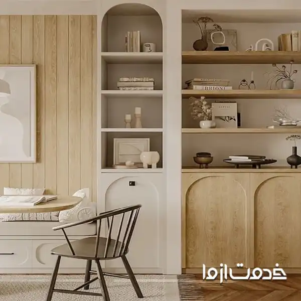 کمد دیواری داخل پذیرایی