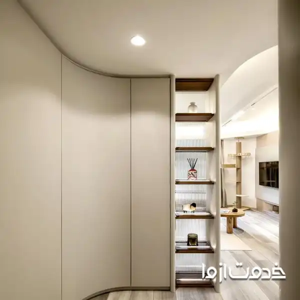 کمد دیواری دکوری پذیرایی