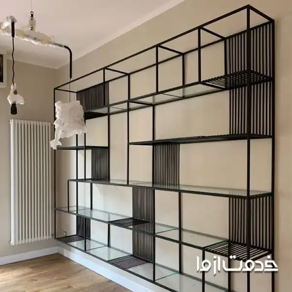 کمد دیواری پذیرایی فلزی