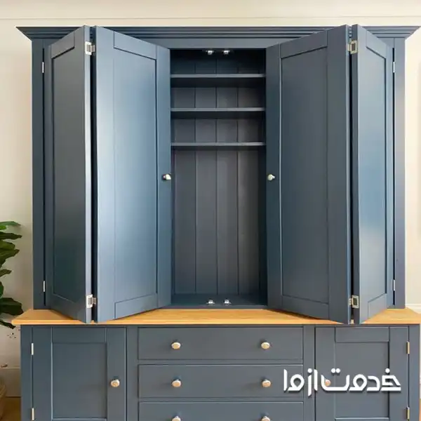 کمد دیواری پذیرایی ترکیبی