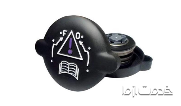 معنای علائم روی درب رادیاتور 