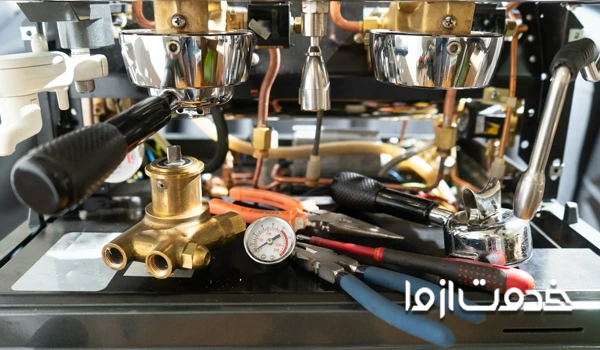 رفع نشتی آب اسپرسو ساز