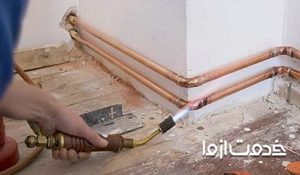 مراحل جوشکاری لوله گاز خانگی