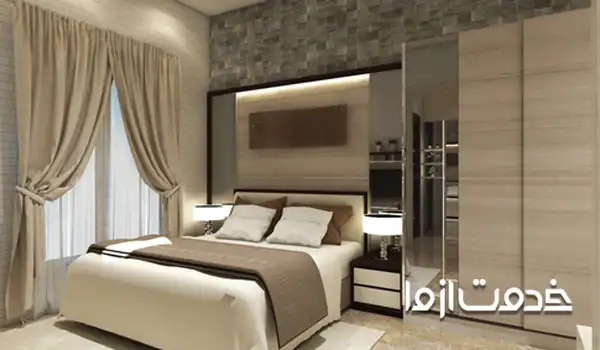 رنگ کمد دیواری اتاق خواب زوج