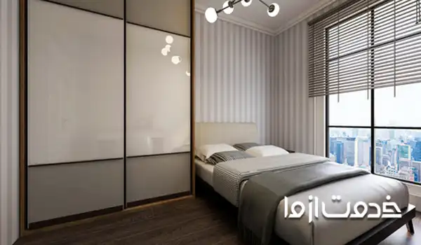 رنگ کمد دیواری اتاق خواب زوج