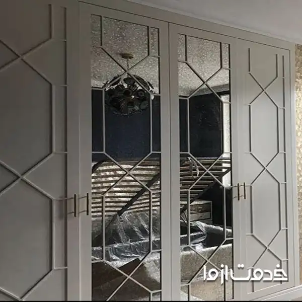 رنگ کمد دیواری جدید برای اتاق خواب