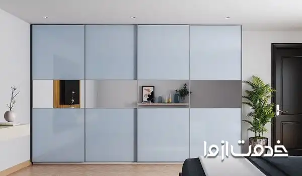 رنگ بندی کمد دیواری و انتخاب ترکیب رنگ خنثی