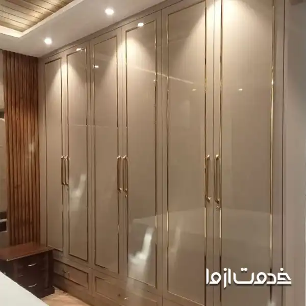 ترکیب رنگ کمد دیواری اتاق خواب