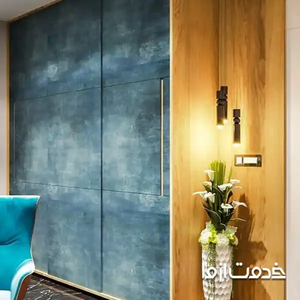 ترکیب رنگ کمد دیواری به سبک اروپایی