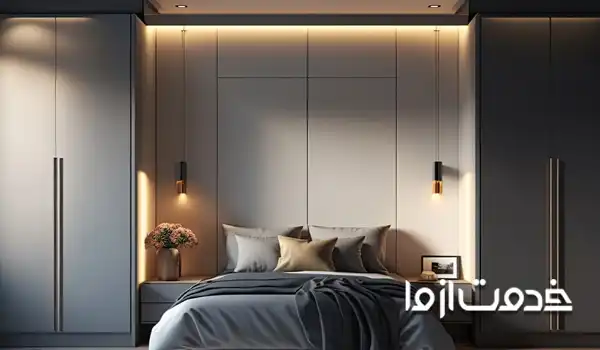 بهترین ترکیب رنگ کمد دیواری اتاق زوج