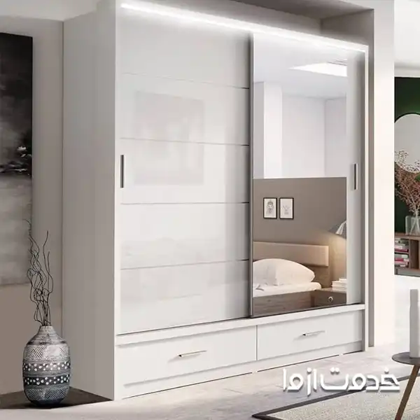 رنگ بندی کمد دیواری براق