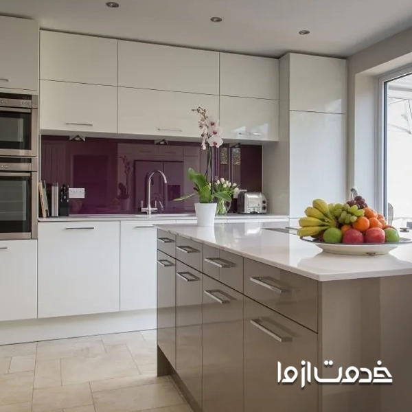 گریژ بهترین رنگ کابینت های گلاس