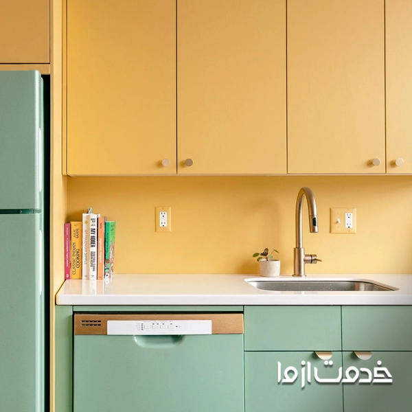 ترکیب رنگ جدید کابینت های گلاس