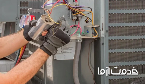 قطع برق در تعویض فن کولر گازی پنجره ای
