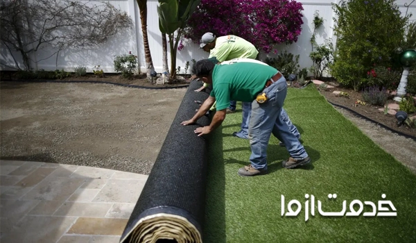 نصب چمن مصنوعی 