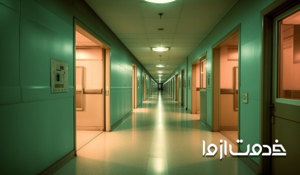 نقاشی راهرو بیمارستان