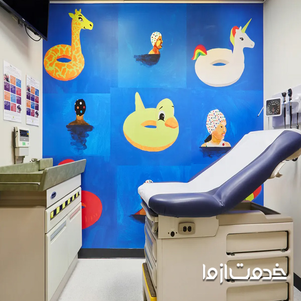 نقاشی اتاق کودک در بیمارستان