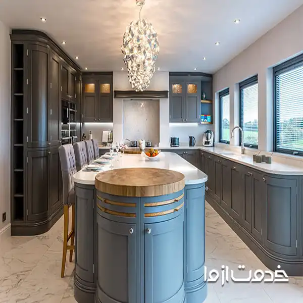 ویژگی های کابینت منحنی