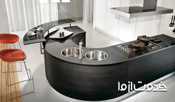 متریال کابینت خمیده