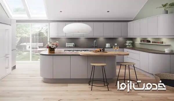 انواع دستگیره کابینت نیم دایره